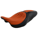 C.C. RIDER Touring Seat 2 up Seat Driver Passenger Seat Custom Motorcycle Seat For Harley Touring Street Glide Road Glide Electra Glide, 2008-2023