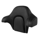 C.C. RIDER King Passenger Backrest King Tour Pack Trunk Backrest For Touring Road Glide Electra Glide Street Glide Road King, 2014-2023