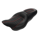 C.C. RIDER Touring Seat 2 up Seat Driver Passenger Seat Custom Motorcycle Seat For Harley Touring Street Glide Road Glide Electra Glide, 2008-2023
