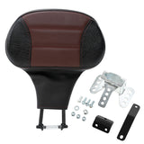 C.C. RIDER Rider Backrest 2 Up Seat Driver Backrest Pad For Harley Touring CVO Street Glide Road Glide Electra Glide Road King, 1988-2023