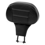 C.C. RIDER Touring Seat Driver Passenger Seat With Backrest For Harley Touring Street Glide Road Glide Electra Glide, Black White, 2008-2023