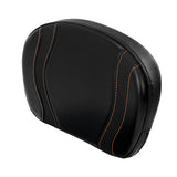 C.C. RIDER Touring Seat Two Piece 2 Up Seat Low Profile Driver Passenger Seat Classic Comfort For Road Glide Street Glide Road King, 2009-2023