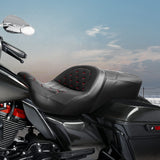 Gel Seat C.C. RIDER Touring Seat 2 Up Seat Driver Passenger Seat For Harley CVO Road Glide Electra Glide Street Glide Road King, 2009-2023