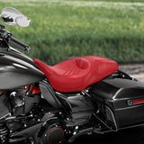 C.C. RIDER Touring Seat 2 up Seat Driver Passenger Seat For Harley Touring Street Glide Road Glide Electra Glide, 2008-2023