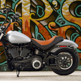 C.C. RIDER Softail Seat Solo Seat Driver Seat Rider Seat For Street Bob Sofatil Slim Deluxe, Orange, 2018-2022