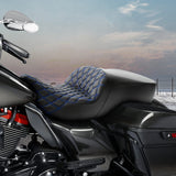 C.C. RIDER Touring Seat Driver Passenger Seat 2 Up Seat For FL Touring Road King Electra Glide Road Glide, 2009-2023