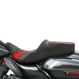 Gel Seat C.C. RIDER Touring Driver Passenger Seat For Harley CVO Road Glide Electra Glide Street Glide Road King, 2009-2023