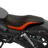 C.C. RIDER Street Seat 2 Up Seat Orange Stitching Seat For Street 500 750 XG500 XG750, 2015-2023