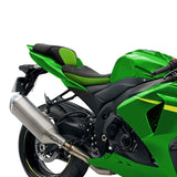 C.C. RIDER Front And Rear Seat For SUZUKI GSXR1000 Green Stitching, 2009-2016