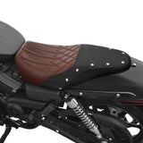 C.C. RIDER Street Seat 2 Up Seat Custom Motorcycle Seat For Street 500 750 XG500 XG750, Studs Dedign, 2015-2023
