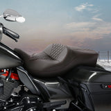 C.C. RIDER Touring Seat 2 Up Seat Driver Passenger Seat Cosmo For Harley CVO Road Glide Electra Glide Street Glide Road King, 2009-2023