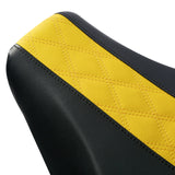 C.C. RIDER Softail Step Up Seat 2 up Seat Lattice Stitching For Softail Standard Street Bob FXBB Standard FXST, 2018-2024