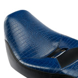 C.C. RIDER Driver Passenger Seat 2 Up Seat Custom Motorcycle Sport Seat Snake Print For Indian Scout Sixty 100th Aniversary Scout ABS, 2015-2024