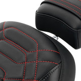 C.C. RIDER Softail Seat Driver And Passenger Seat 2 Up Seat For Street Bob Softail Standard FXBB FXST 2018-2023
