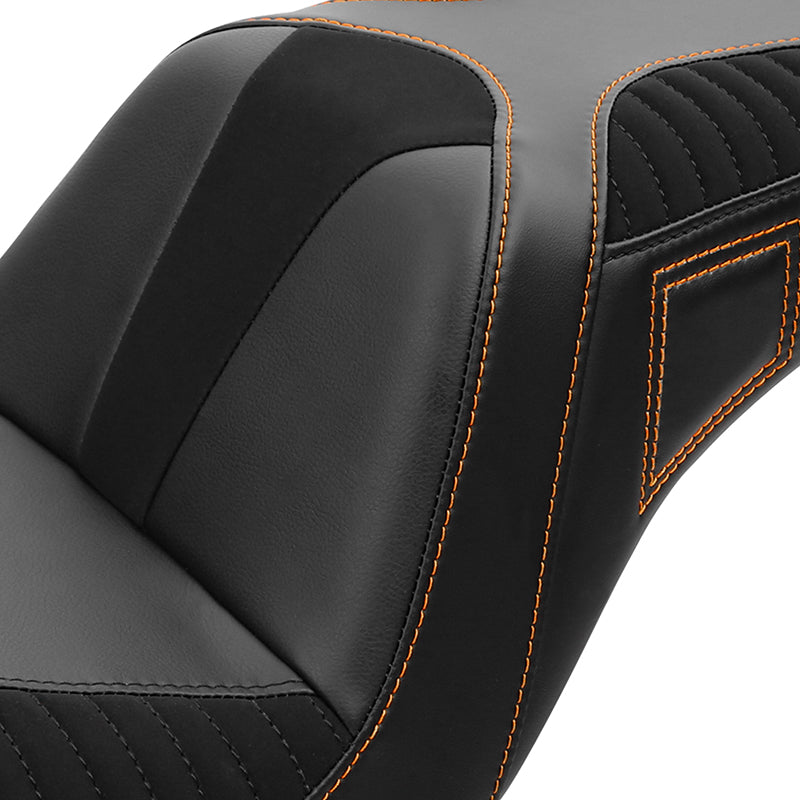 C.C. RIDER Sportster Solo Seat Alcantara Motorcycle Seats Cover For Sp –  CCRiderseats