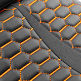 C.C.RIDER Softail Passenger And Driver Seat Honeycomb Stitching Two Pieces Seat For Harley Fatboy 114 FLFB FLFBS, 2018-2024