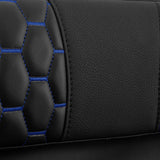 C.C. RIDER Razor Chopped Pack Trunk Backrest Passenger Backrest Pad For Harley Touring CVO Road Glide Electra Glide Road King, 1997-2013
