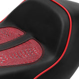 C.C. RIDER Sportster Seat Café Racer Seat For Sportster Iron 883 Iron1200 XL883 XL1200 Custom Motorcycle Seat Crocodile Print, 2010-2023