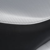 C.C.Rider BMW R1200GS Seat Rider Passenger Seat Pillion Cushion With Sliver Carbon Fiber Fit For BMW R1200GS R1250GS  Adventure 2013-2023