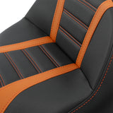 Gel Seat C.C. RIDER Touring Driver Passenger Seat For Harley CVO Road Glide Electra Glide Street Glide Road King, 2009-2023