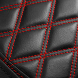 C.C. RIDER GSX-R1000 Front And Rear Seat Fit For SUZUKI GSXR1000 Red Lattice Stitch, 2007, 2008