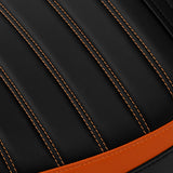 C.C.RIDER Kawasaki Z900RS ERGO Seat Genuine Z900RS Cafe 2 Up Seat Orange Black stiching Fits Kawasaki Z900RS 2018-2025