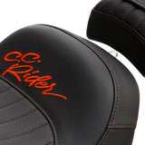 C.C. RIDER Softail Seat Driver And Passenger Seat 2 Up Seat For Street Bob Softail Standard FXBB FXST Custom Motorcyle Seat 2018-2024