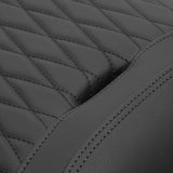 C.C.RIDER Indian Chieftain 2 Up Seat Stud Design Lattice Stitching Touring Motorcycle Seat, 2014-2025