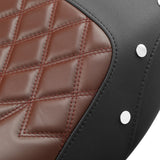 C.C. RIDER Street Seat 2 Up Seat Custom Motorcycle Seat For Street 500 750 XG500 XG750, Studs Dedign, 2015-2023