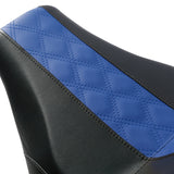 C.C. RIDER Softail Step Up Seat 2 up Seat Lattice Stitching For Softail Standard Street Bob FXBB Standard FXST, 2018-2023