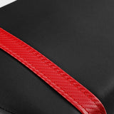 C.C. RIDER GSX-R750 GSX-R600 Front And Rear Seat Fit For SUZUKI GSXR750 GSXR600 Black Red Stitch, 2006-2007
