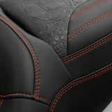 C.C. RIDER Touring Seat 2 up Seat Driver Passenger Seat Custom Motorcycle Seat For Harley Touring Street Glide Road Glide Electra Glide, 2008-2023