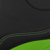 C.C. RIDER Front And Rear Seat For SUZUKI GSXR1000 Green Stitching, 2009-2016