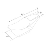 C.C. RIDER Street Seat 2 Up Seat Alligator Pattern Design For Street 500 750 XG500 XG750, 2015-2023