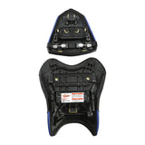 C.C. RIDER YZF R6  Front And Rear Seat Fit For YAMAHA R6 Black Honeycomb Stitch, 2006, 2007