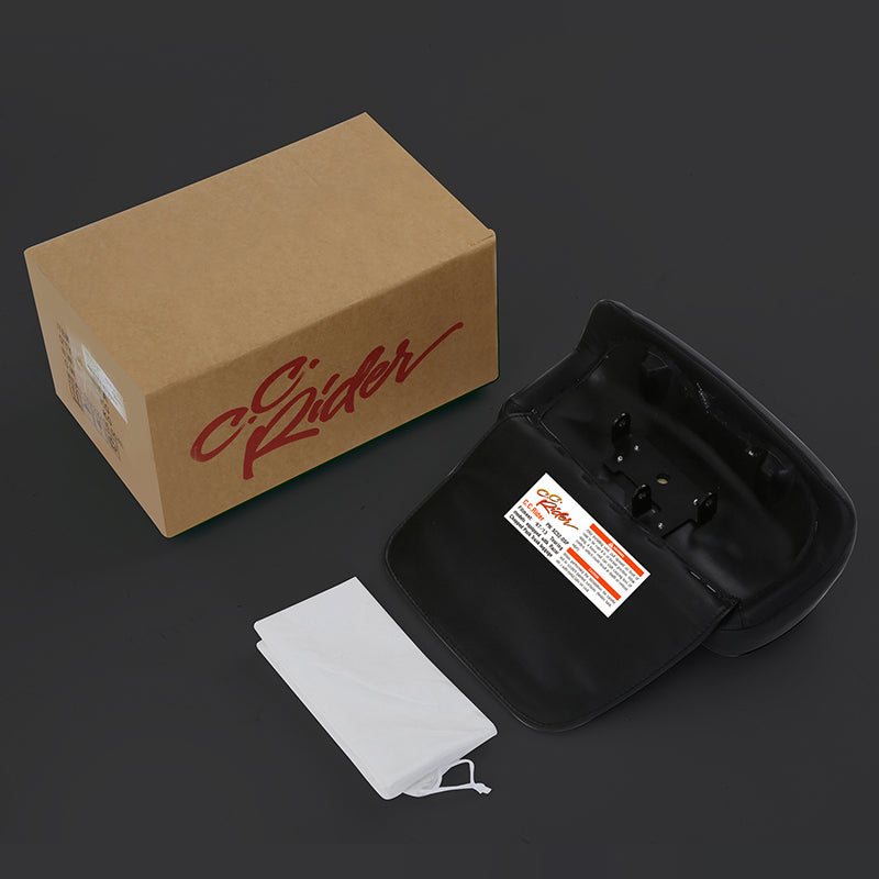 bike helmet pad razor C.C. RIDER Razor Chopped Pack Trunk Backrest Passenger Backrest Pad Fo – CCRiderseats