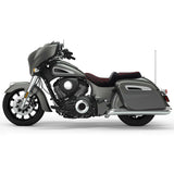 C.C. RIDER Indian Seat One Piece 2 Up Seat Red Lattice Stitching For Indian Chieftain Models, 2014-2025
