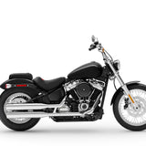 C.C. RIDER Softail Seat Driver And Passenger Seat 2 Up Seat For Street Bob Softail Standard FXBB FXST Custom Motorcyle Seat 2018-2024