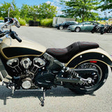 C.C. RIDER Indian Scout 2 Up Seat Driver Passenger Sport Seat For Indian Scout Sixty 100th Aniversary Scout ABS, 2015-2024