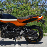 C.C.RIDER Kawasaki Z900RS ERGO Seat Genuine Z900RS Cafe 2 Up Seat Orange Black stiching Fits Kawasaki Z900RS 2018-2024