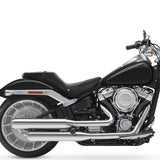 C.C. RIDER Softail Seat 2 up Driver And Passenger Seat Chopper Seat Black For Street Bob 114 FXBB 2018-2024