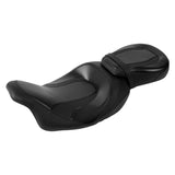C.C. RIDER Touring Seat Two Piece 2 Up Seat Low Profile Driver Passenger Seat Classic Comfort For Road Glide Street Glide Road King, 2009-2023
