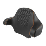 C.C. RIDER Touring Seat 2 Up Seat Driver Passenger Seat Diamond Grip For Harley CVO Road Glide Electra Glide Street Glide Road King, 2009-2023