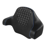 C.C. RIDER Touring Seat 2 Up Seat Driver Passenger Seat Diamond Grip For Harley CVO Road Glide Electra Glide Street Glide Road King, 2009-2023
