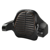 C.C. RIDER Touring Seat 2 Up Seat Driver Passenger Seat Double Roll For Harley CVO Road Glide Electra Glide Street Glide Road King, 2009-2023