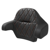 C.C. RIDER Touring Seat 2 Up Seat Driver Passenger Seat Double Roll For Harley CVO Road Glide Electra Glide Street Glide Road King, 2009-2023
