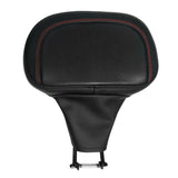 C.C. RIDER Touring Seat Driver Passenger Seat With Backrest For Harley CVO Road Glide Electra Glide Street Glide Road King, Black Red, 2014-2023