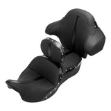 C.C. RIDER Touring Seat 2 Up Seat  Driver Passenger Seat For Harley CVO Road Glide Electra Glide Street Glide Road King, 2009-2023