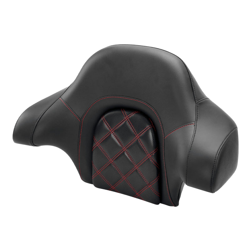 C.C. RIDER King Passenger Backrest King Touring Pack Trunk Backrest For Touring Road Glide Electra Glide Street Glide Road King, 2014-2025