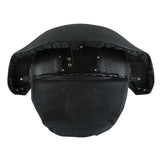 C.C. RIDER King Passenger Backrest Pad Box Trunk Back Rest Black For Harley Touring 1997-2013